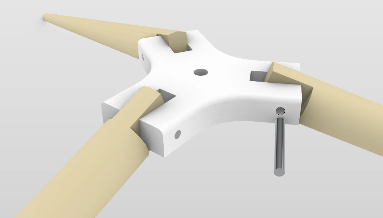 Detaljer 3D-modellert og 3D-printet